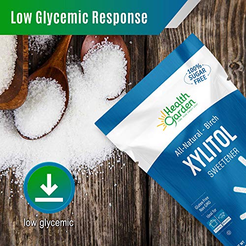 Health Garden Birch Xylitol Sweetener - Non Gmo - Kosher - Made In The U.s.a. - Keto Friendly (1 Lb X 2) #TOP4