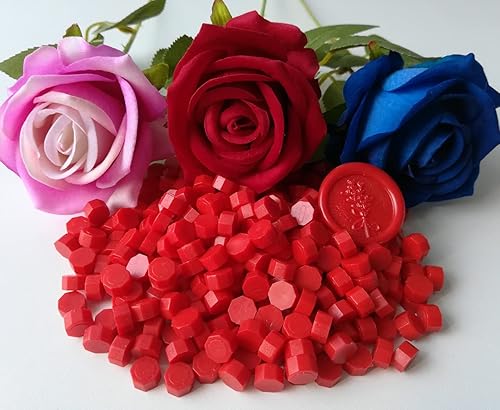 Miniatura 8 de PORXFLY 400 cuentas de cera de sellado para sello de cera, cuentas de sello de cera ideales para invitaciones de boda, sobres de tarjetas