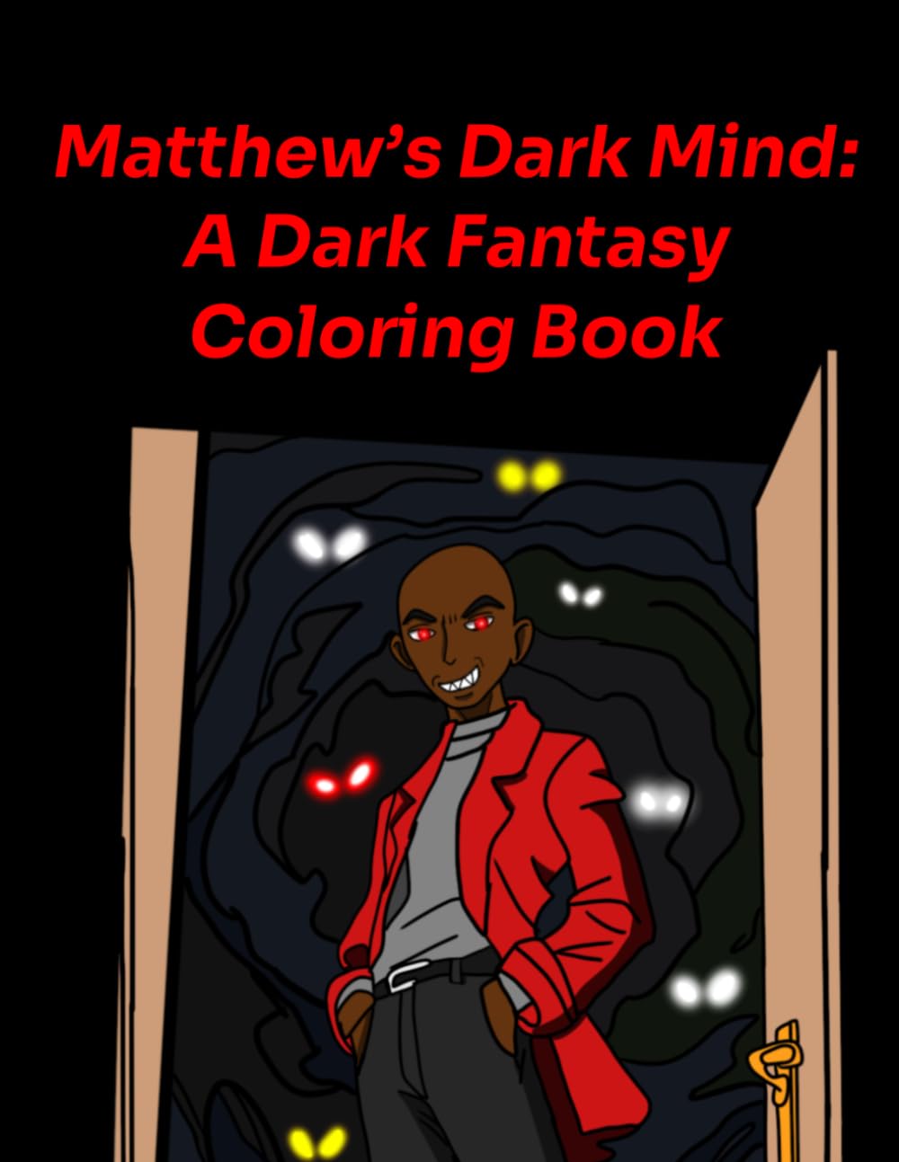 Matthew’s Dark Mind: A Dark Fantasy Coloring Book
