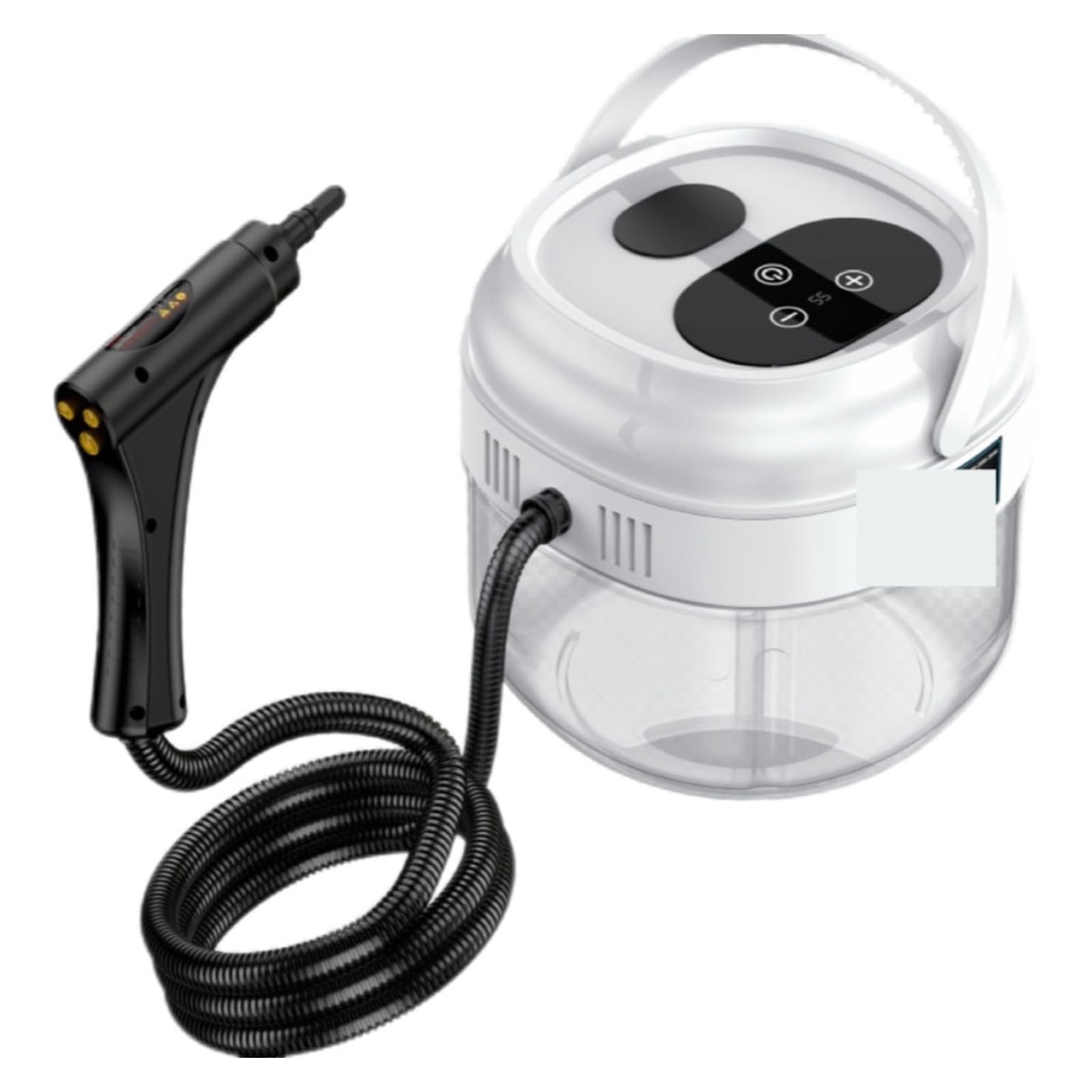 NGTFDCP Handheld Steam Cleaner, Pressure Steam Cleaner 2500W Portable Household Cleaning Machine With Various Accessories for Home, Car, Floor(White)