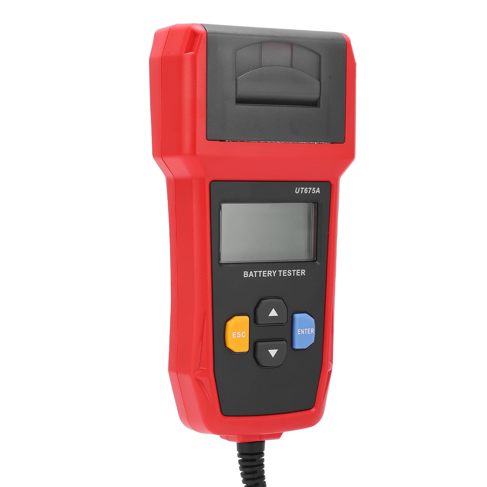 Probador digital de batería de automóvil con función de impresión para probar el rendimiento de la batería de automóvil