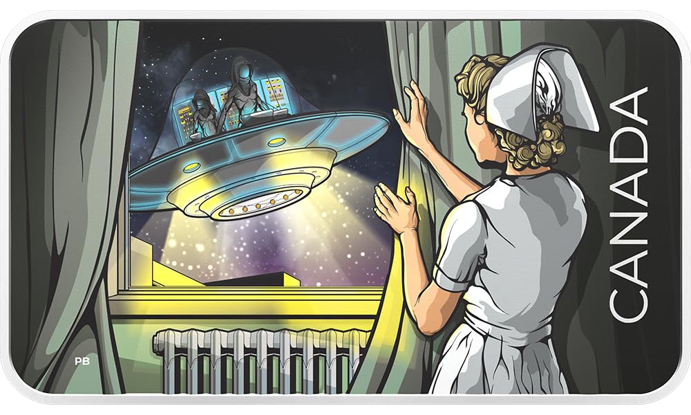 Duncan Incident Unexplained Phenomena Silver Coin 20$ Canada 2023