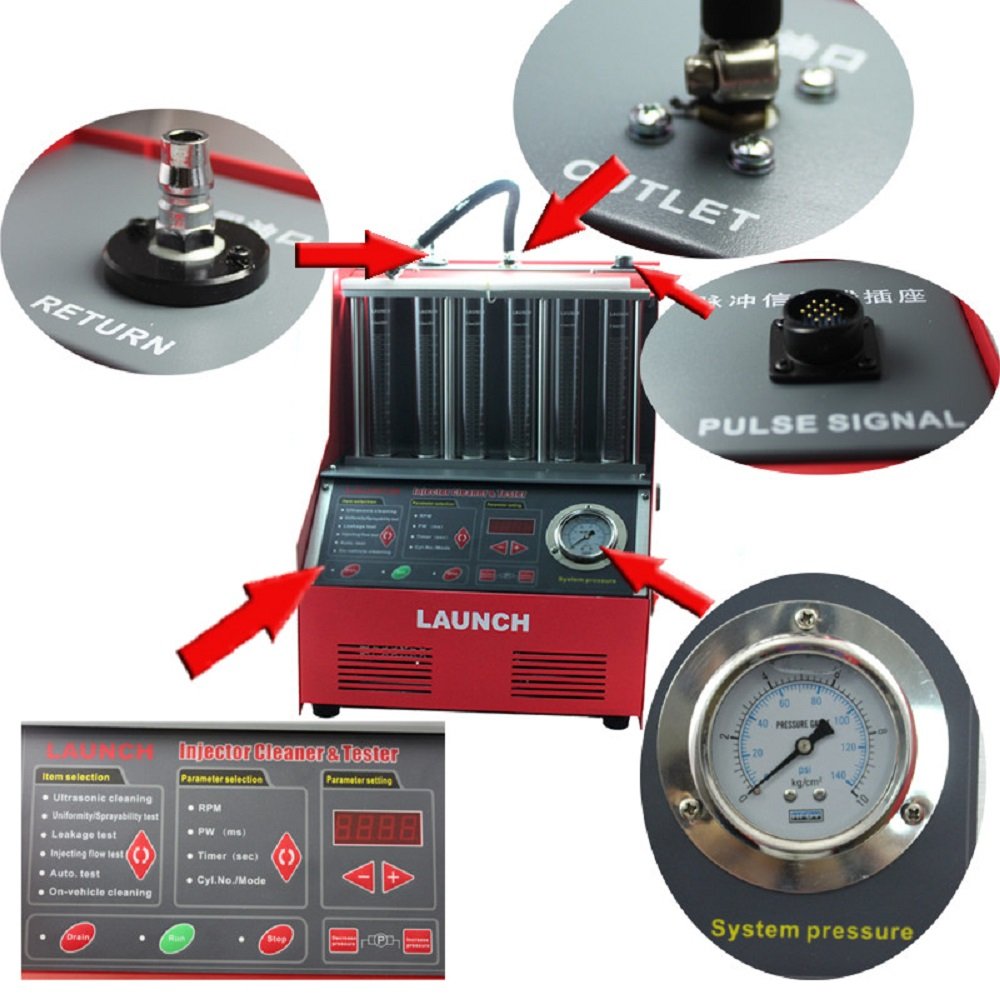 Amazon.com: Automotive Fuel Cleaning Tester Tools Launch CNC-602A