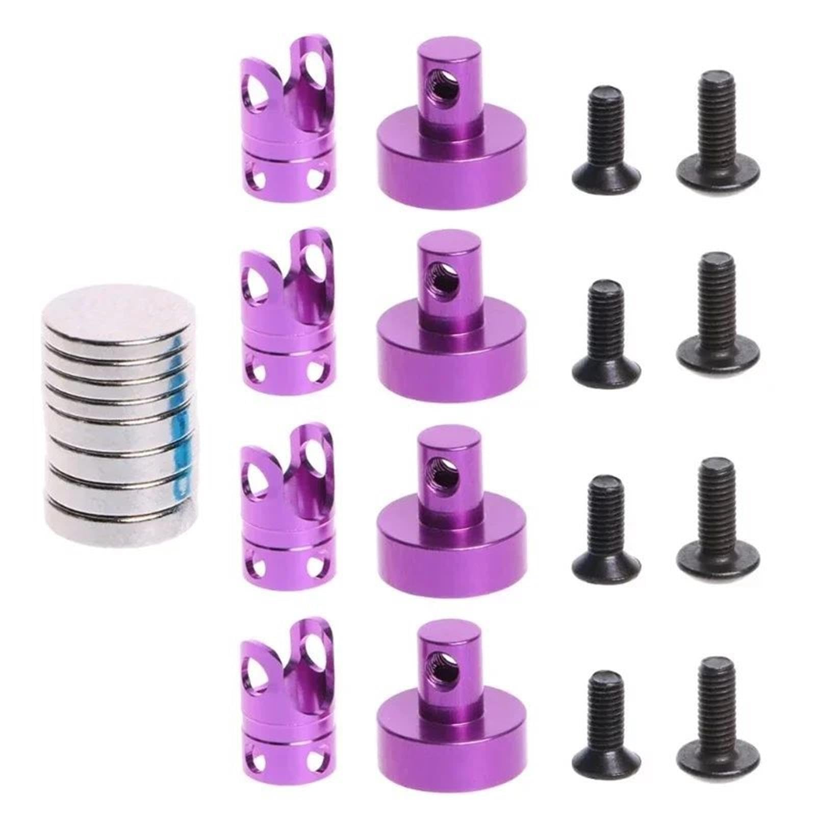 4Uds Soporte Poste Cuerpo para Trxs para HSP 1/10 RC Drift Pieza Reparación