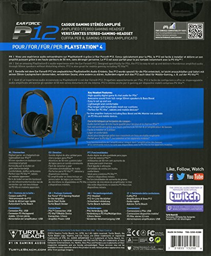 Ear Force P12 Amplified Stereo Gaming 
