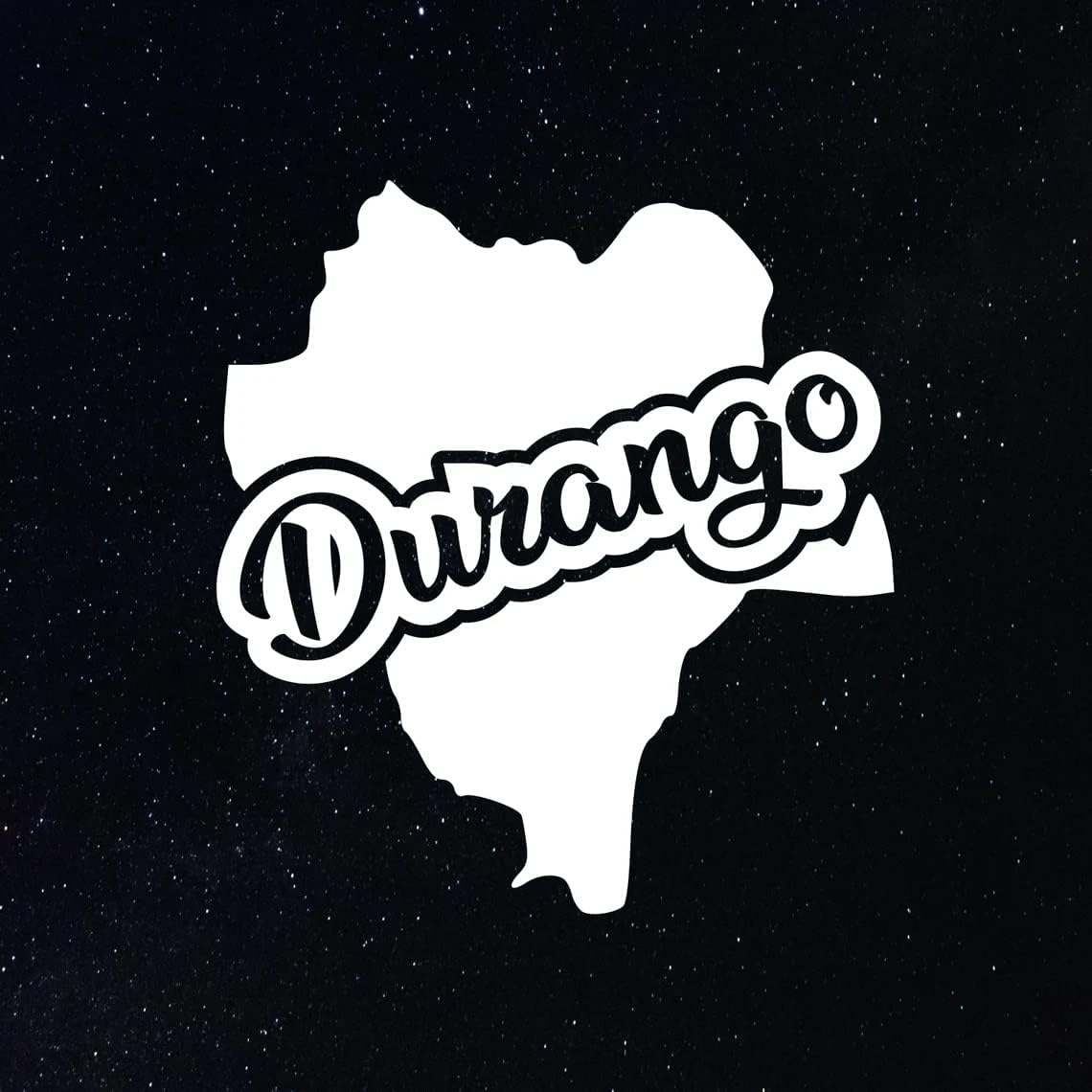 Durango Letters Amazon.com - Edward Mexico Sticker State Durango DGO Map Decal Mexico ...