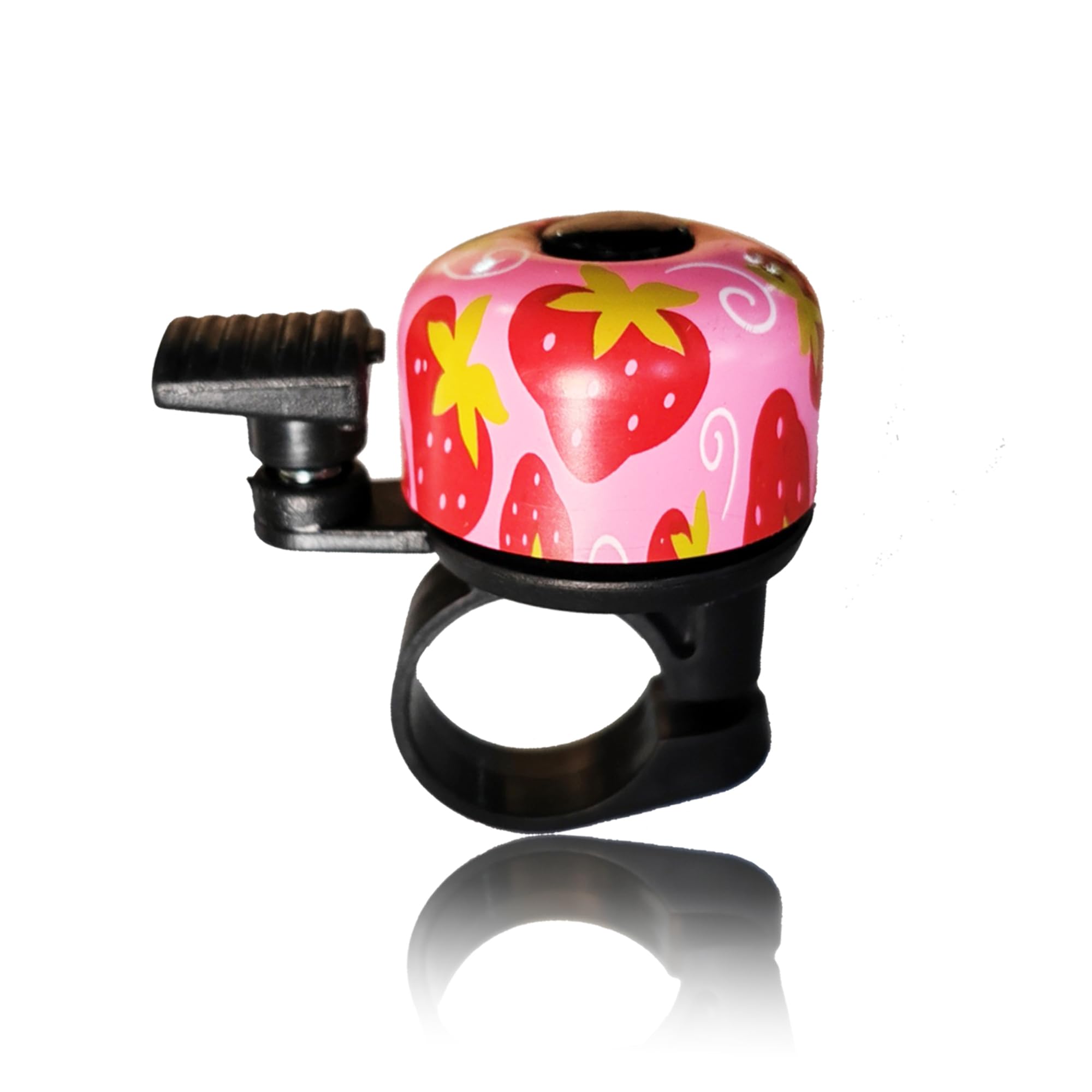 Lot De 2 Sonnettes De Vélo Enfant - 120 DB - Rose - Design Marteau - Montage Sans Outil - Compatible Guidon 22 Mm - VTT, Trottinette