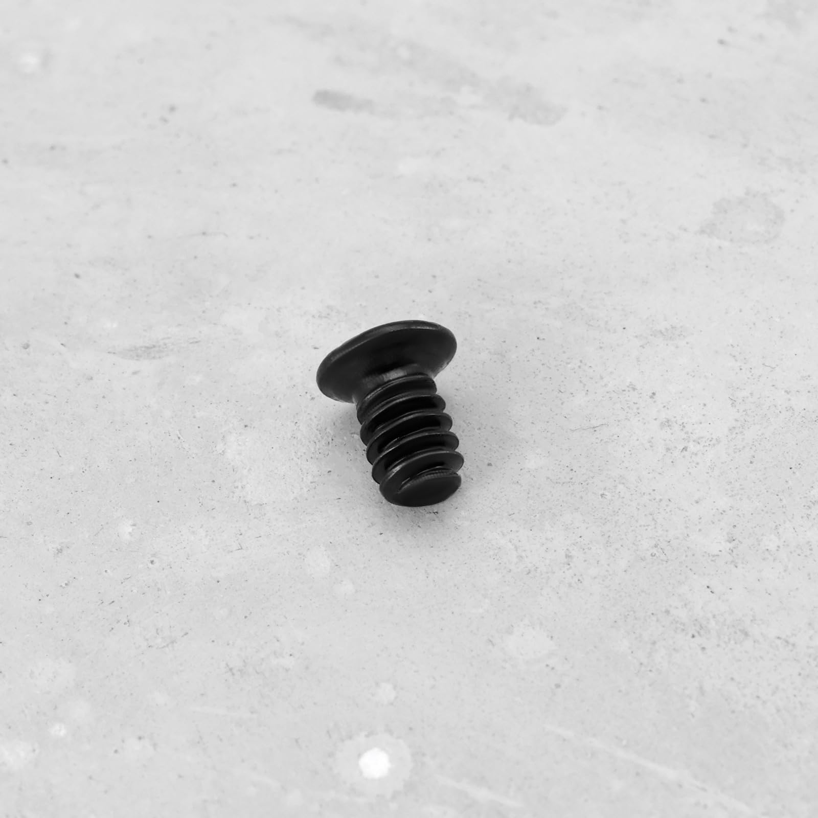 ECSiNG 100 Pezzi Vite A Testa Svasata Nera Testa Piatta Phillips 3,5x6mm Adatta per unità Disco Rigido PC da 3,5 Pollici (UNC 6-32)