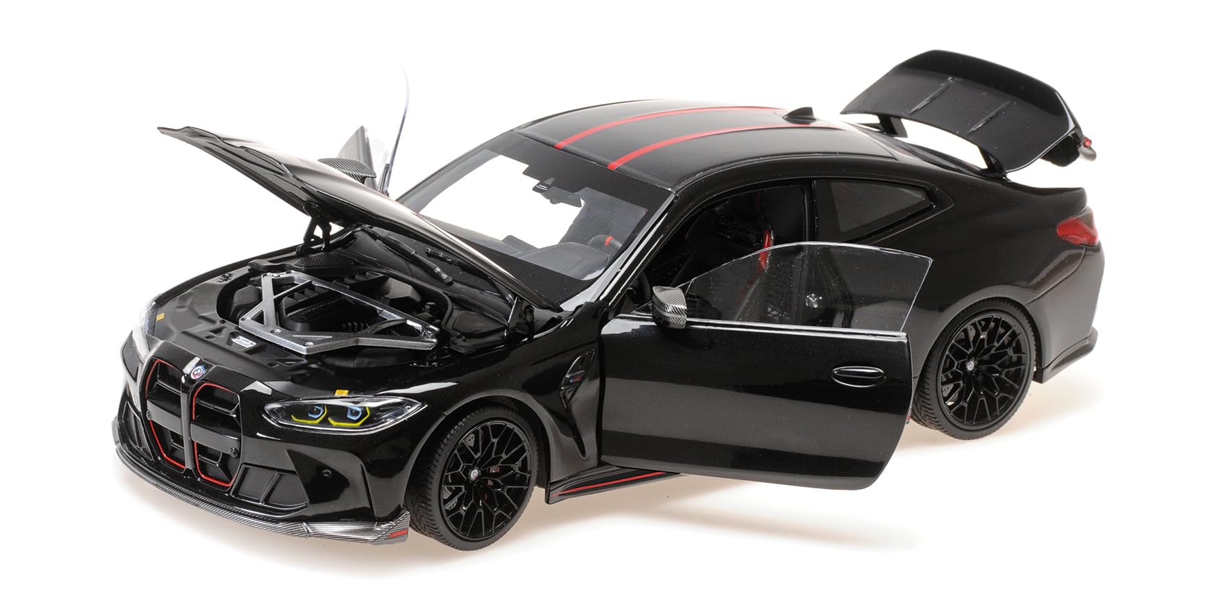 Amazon | ミニチャンプス 1/18 BMW M4 CSL 2022 ブラック ミニカー