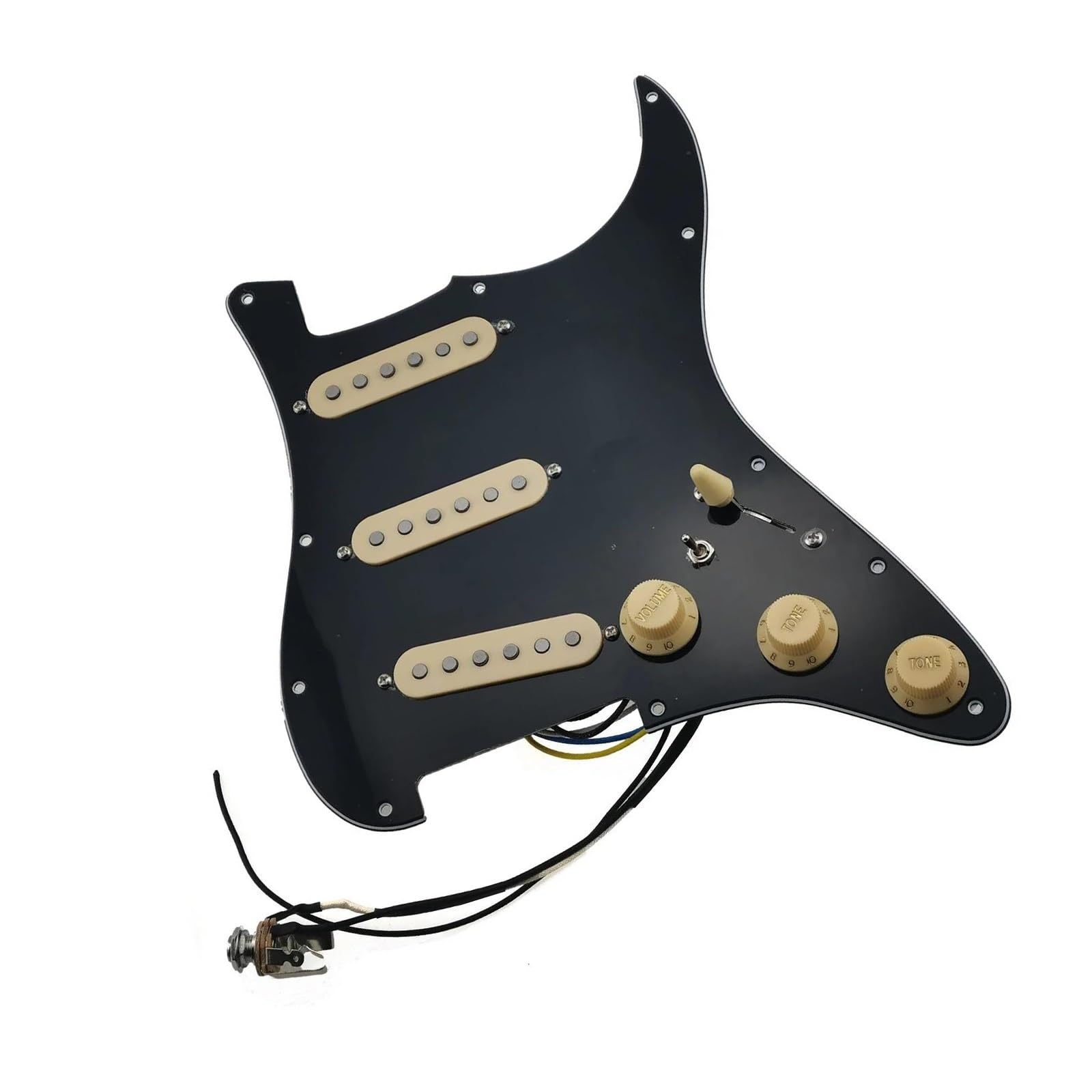 Pickup Chitarra Alnico 5 Pickup SSS Single Coil Pickup Caricati Battipenna Chitarra Elettrica(3/4)