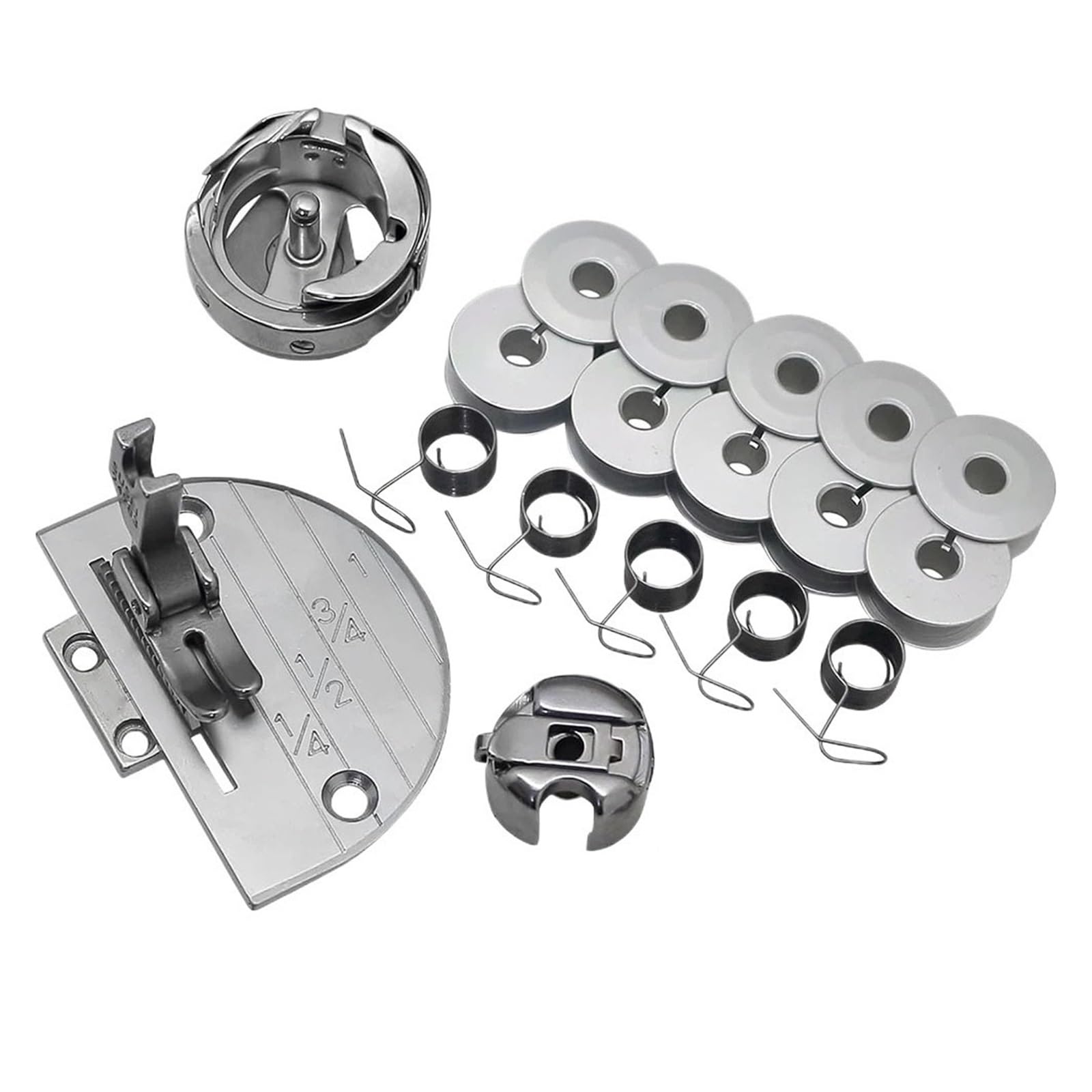 1set Sewing Part Set Bobbin Case Rotary Hook Needle Plate Feed for Industrial Machine Accessories