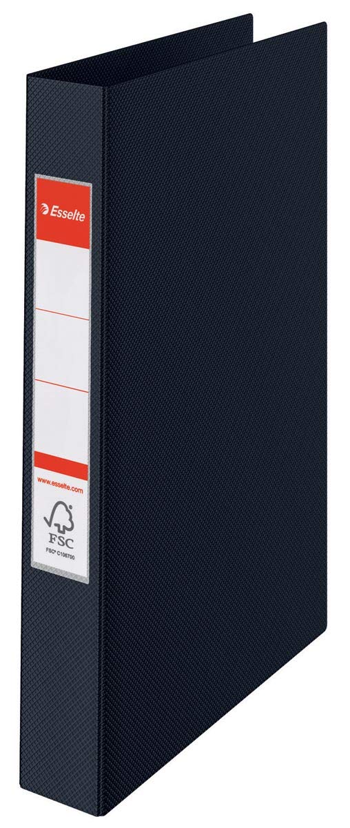 Raccoglitore ad anelli vivida 4r a4 25mm pp nero | 1 pezzo