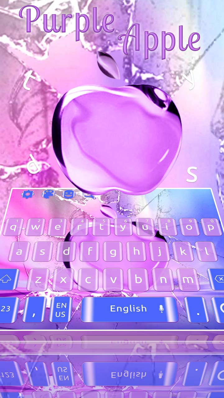 Broken Glass Apple Keyboard for Android