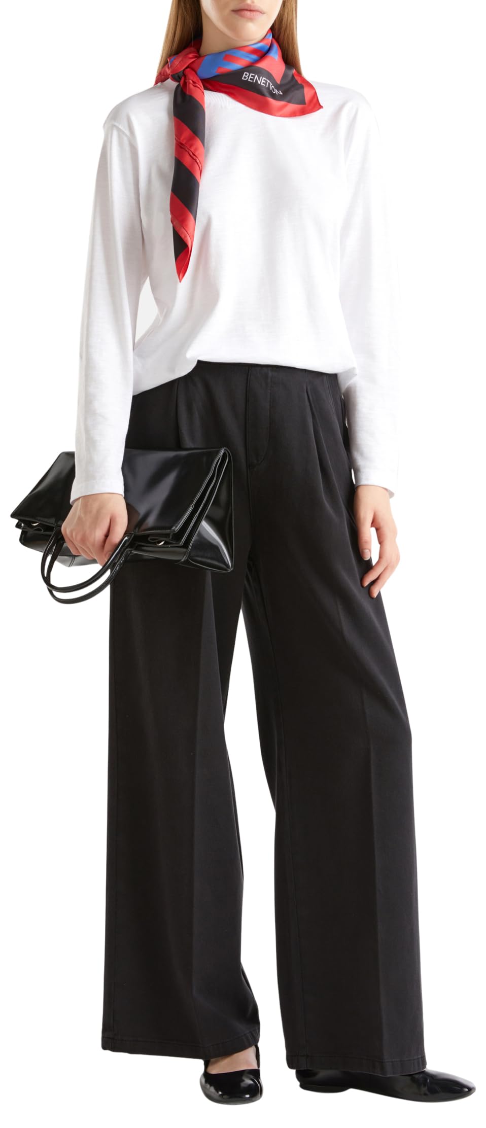 United Colors of Benetton Women's Trousers, Black, S