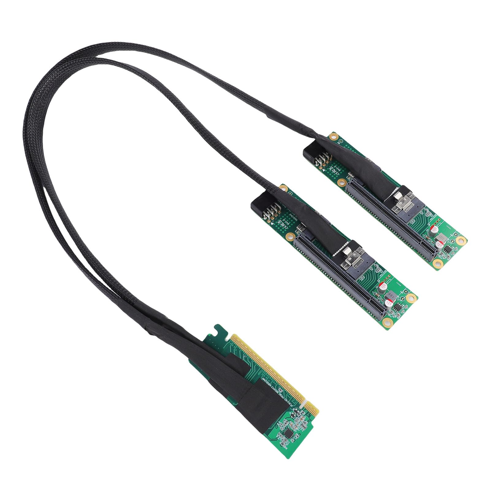 Eacam Kabel Adaptera PCIe 4.0 X16 do SFF-8654 Szybki Przedłużacz Przepustowości do Elastycznych Konfiguracji Komputera 1 Jednostka