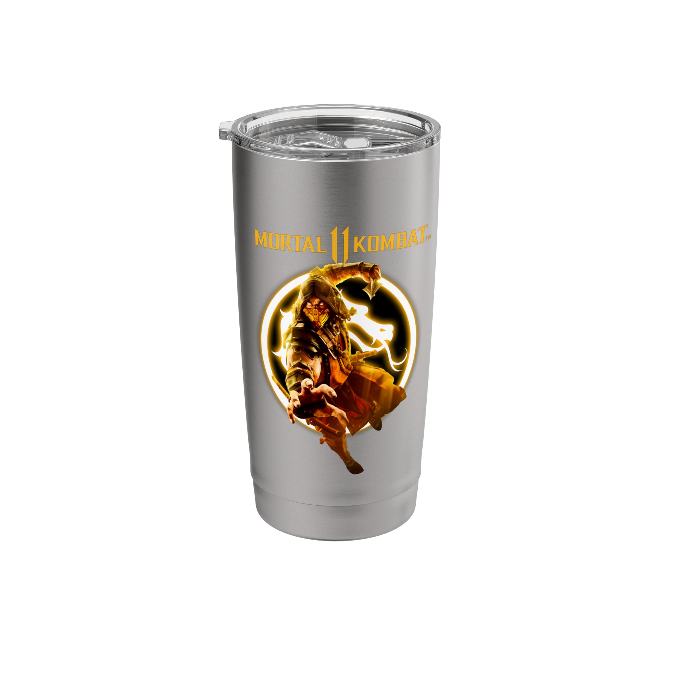 Mortal Kombat 11 Scorpion Flames Stainless Steel Insulated Tumbler
