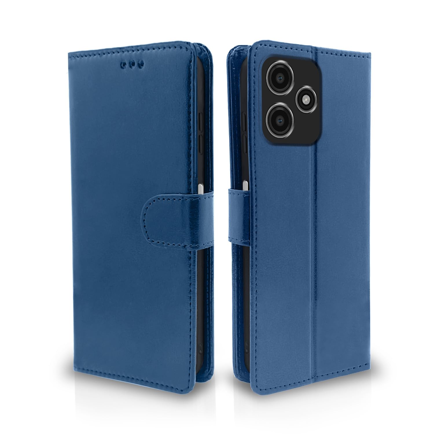 Pikkme Mi Redmi 12 5G / Poco M6 Pro 5G Flip Cover Leather Finish | Inside TPU | Wallet Stand and Shock Proof | Flip Case for Mi Redmi 12 5G / Poco M6 Pro 5G (Blue) (B0CF1M3PF9) Amazon Price History, Amazon Price Tracker