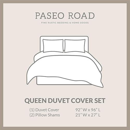 Miniatura 10 de Paseo Road by HiEnd Accents  Juego de funda de edredón de 3 piezas con fundas de almohada, juego de edredón de bosque súper King, juego de edredón