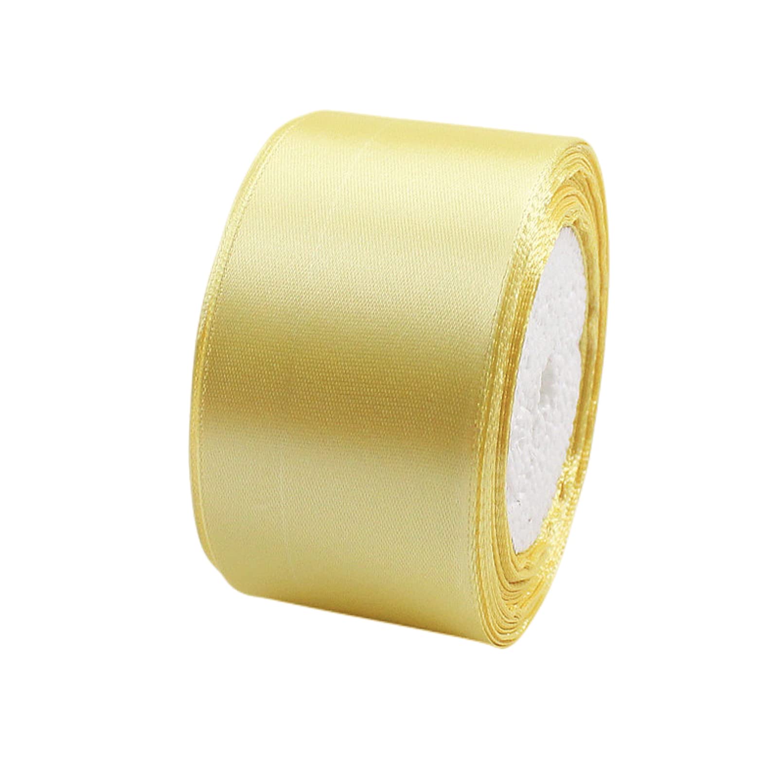 Champagne Gold Satin Ribbon 10mm, 23 Meters Champagne Fabric Ribbons Double Sided Silk Ribbons for Gift Wrapping, Crafting, Hair Bows, Balloons, Wreaths, Cakes, Wedding Party, Christmas Decoration — view 55