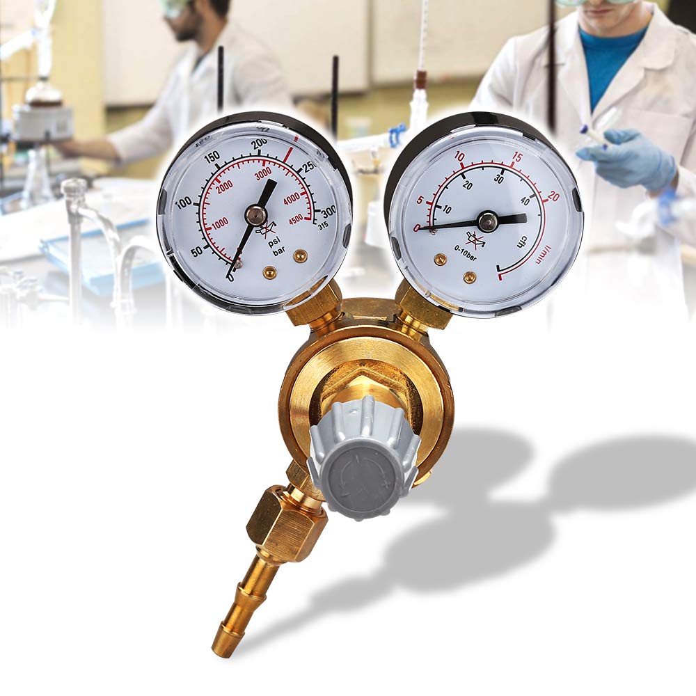 Lospitch Reduktor ciśnienia mini regulator ciśnienia do gazu ochronnego Argon/CO2 do MIG/MAG WIG TIG spawarka wielorazowa