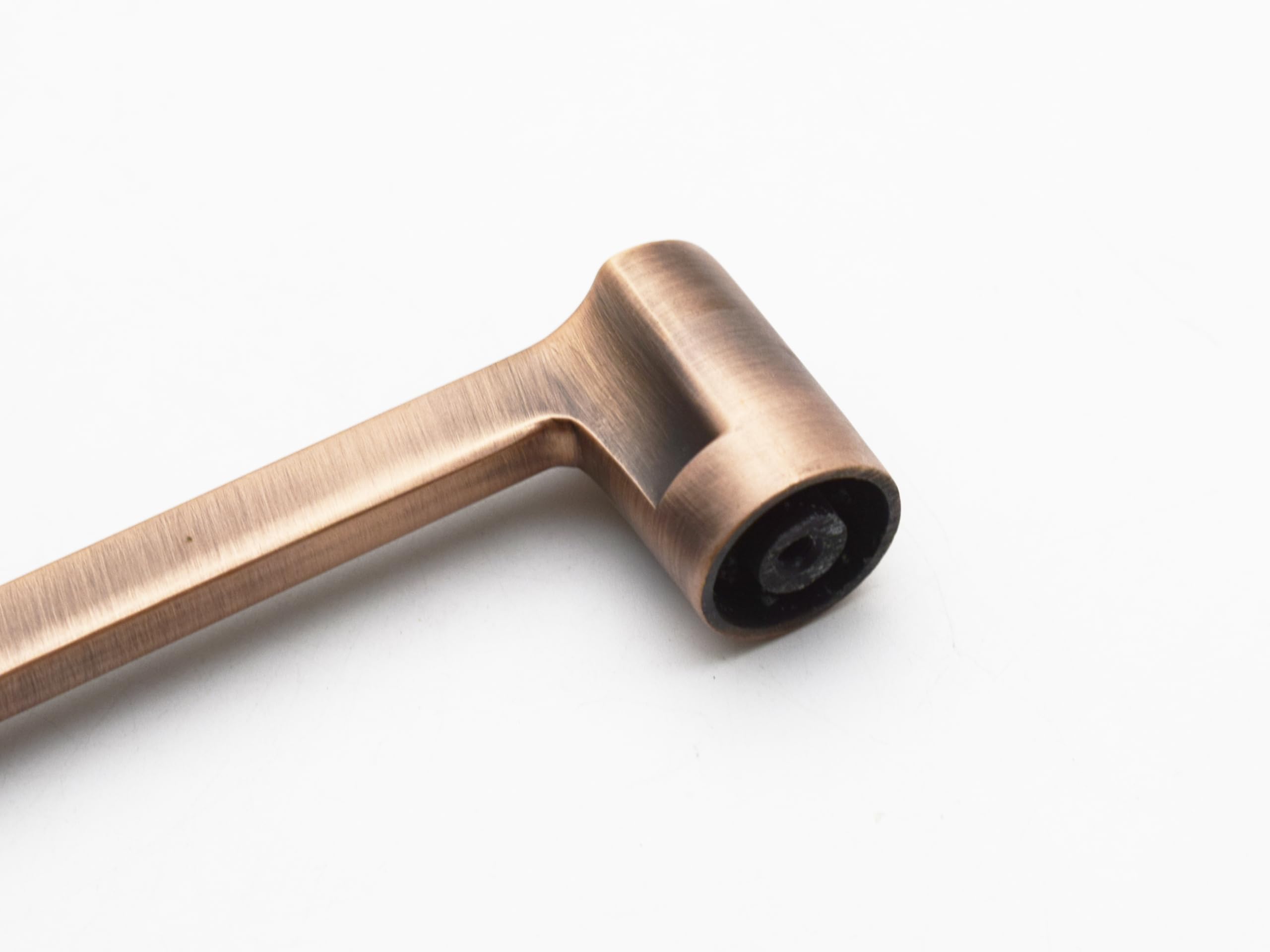 RAB Handle Zinc, for Door, Window, Drawer/Cabinet/Wardrobe, Kitchen and Office, Furniture Handle (Code:- Hand DND, Finish:- Copper Antique, Size:- 160mm, Pack of 1 PCS)