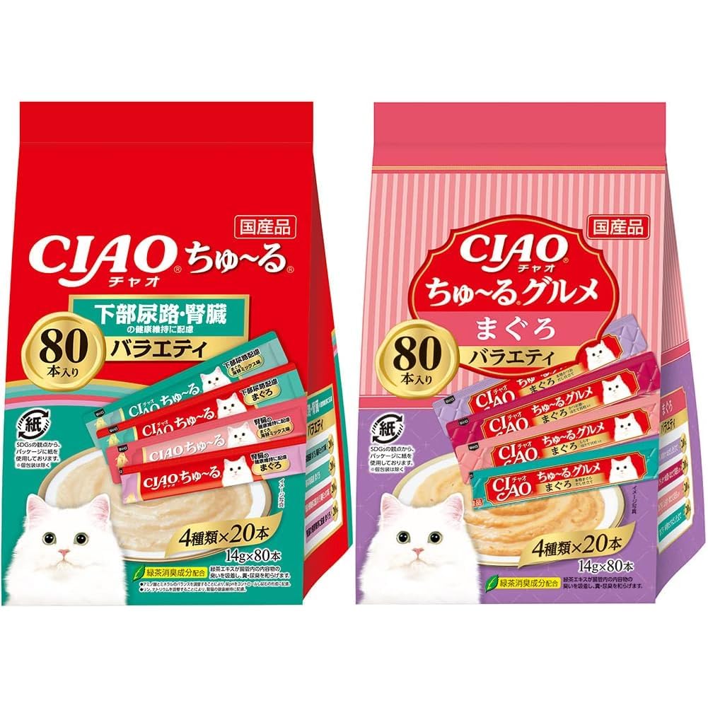 Amazon.co.jp: 【セット買い】チャオ (CIAO) ちゅ~る 下部尿路・腎臓の