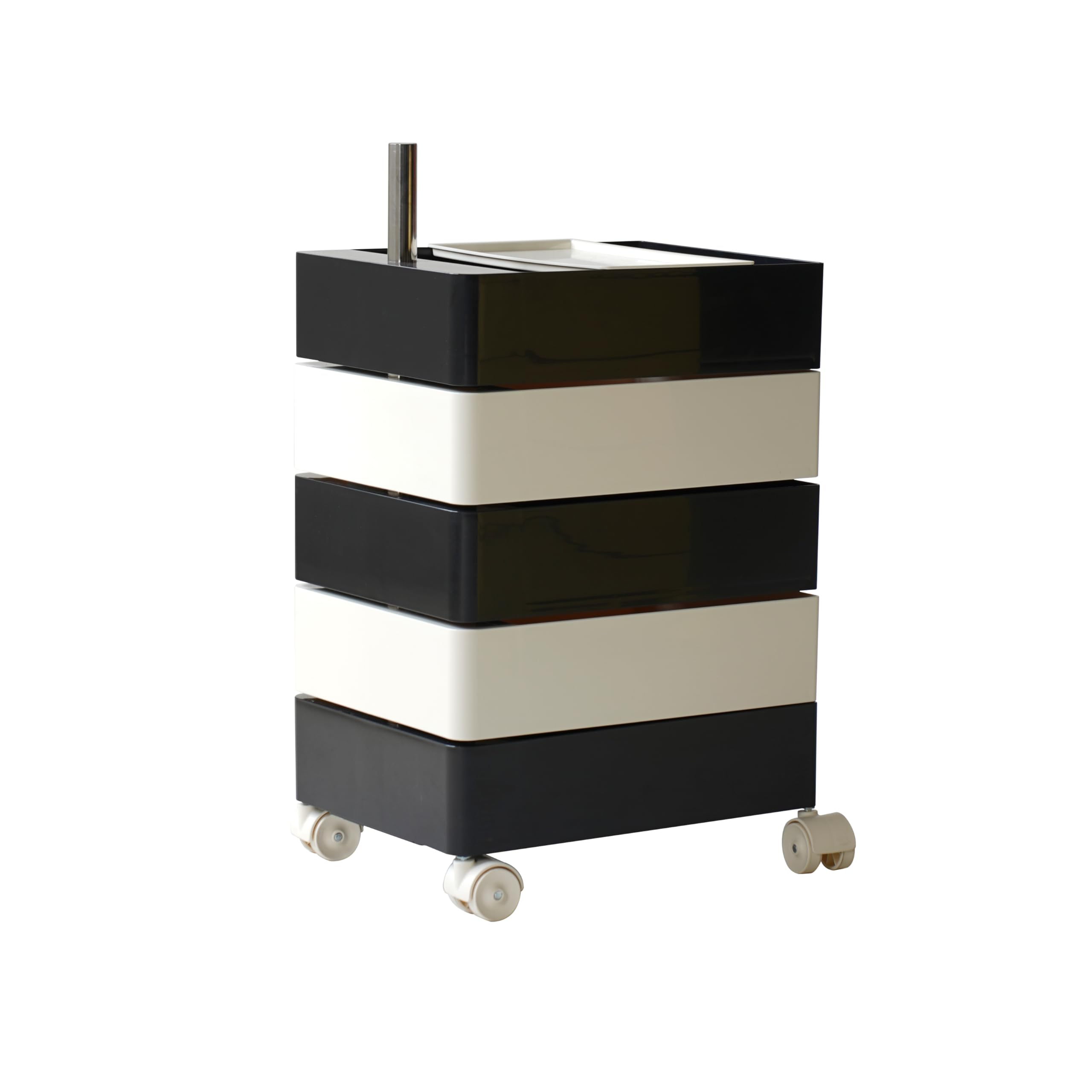 Amazon.co.jp: 360°コンテナ レプリカ 回転引き出し トロリー 5段 7段