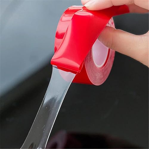 Miniatura 3 de Cinta adhesiva de doble cara resistente, 9.8 pies, impermeable, extraíble, cinta de montaje de doble cara para arreglar alfombras, decoración de