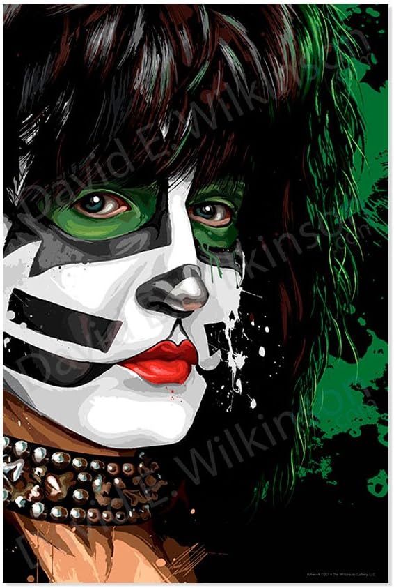 KISS Eric Singer Large Format Art Giclee - Modern Design