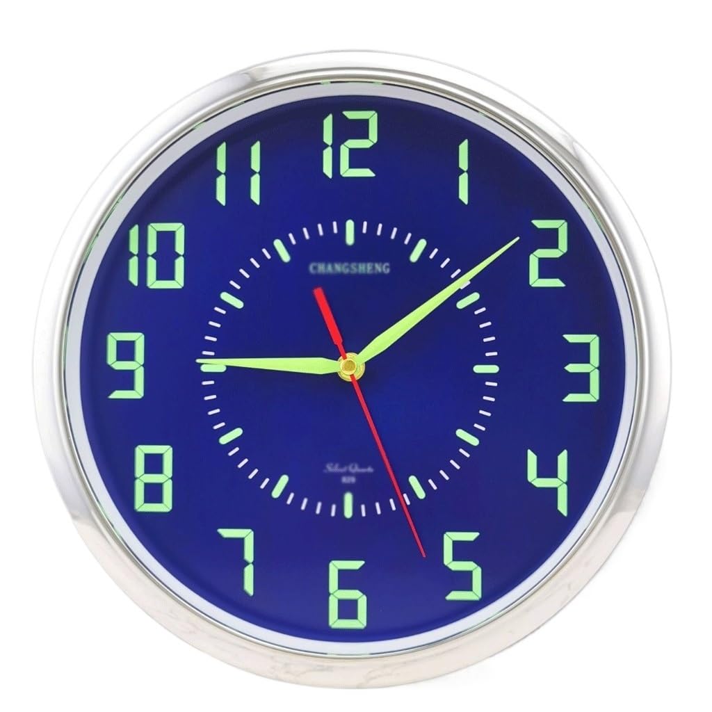 Horloge pour chambre à coucher lumineuse TUSUOD plastique de bureau