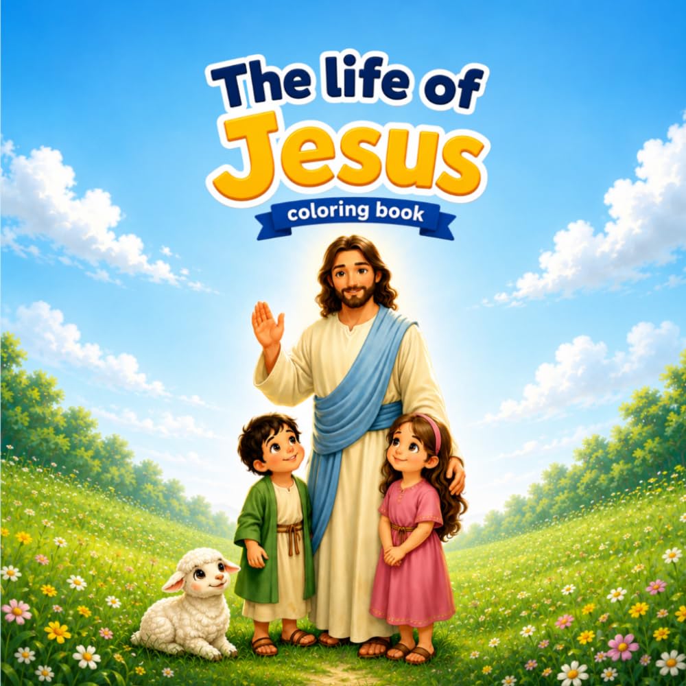 The Life of Jesus: Coloring Book