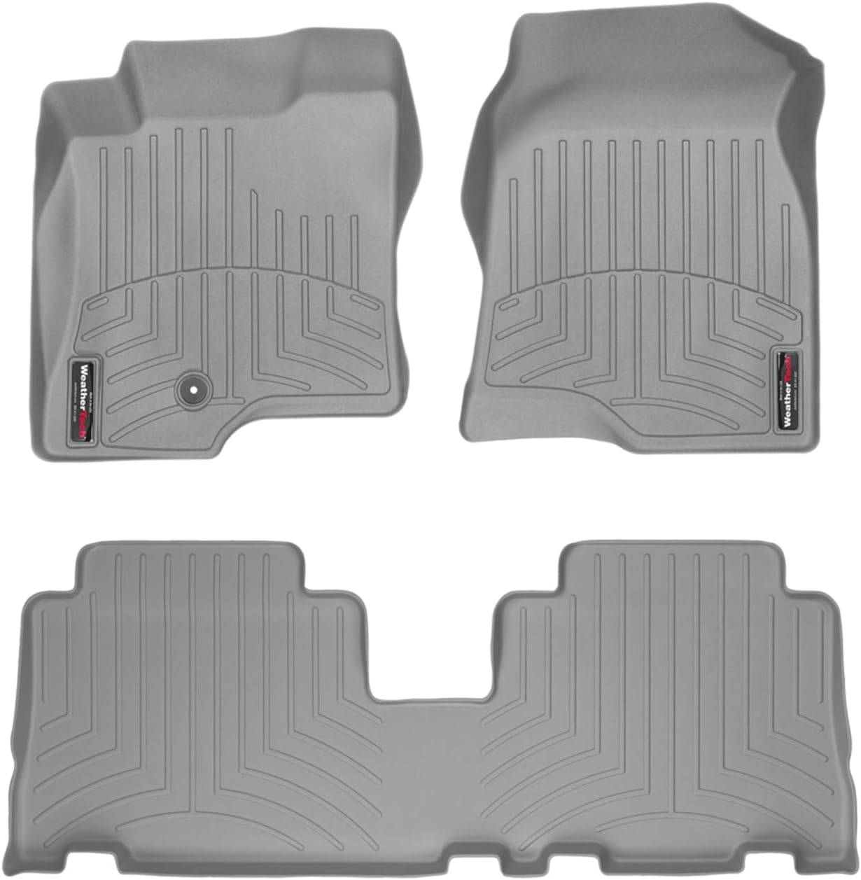 WeatherTech Custom Fit FloorLiners for Saturn Vue - 1st & 2nd Row (46142-1-2), Grey