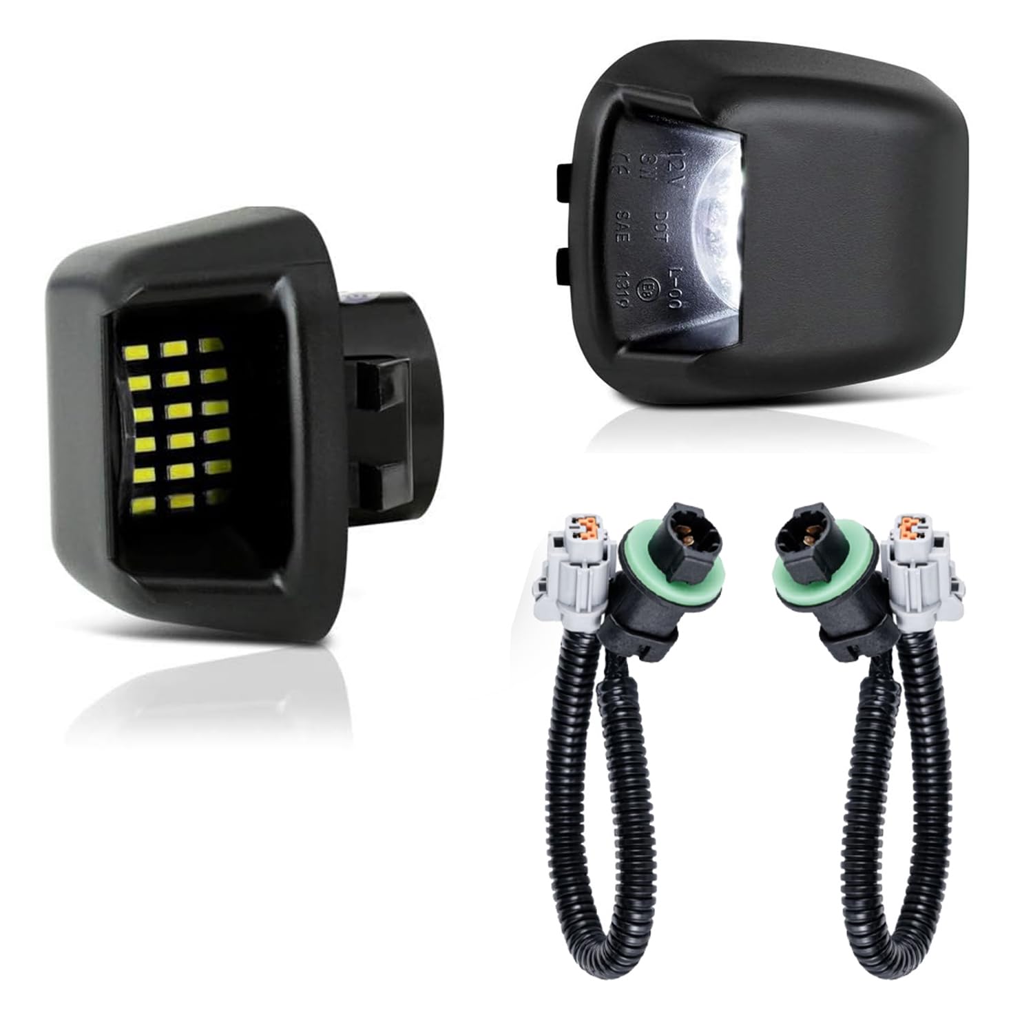 ライト・ランタン octagram base plate Amazon.com: Bestview LED License Plate Light Lens Tag Lights Rear