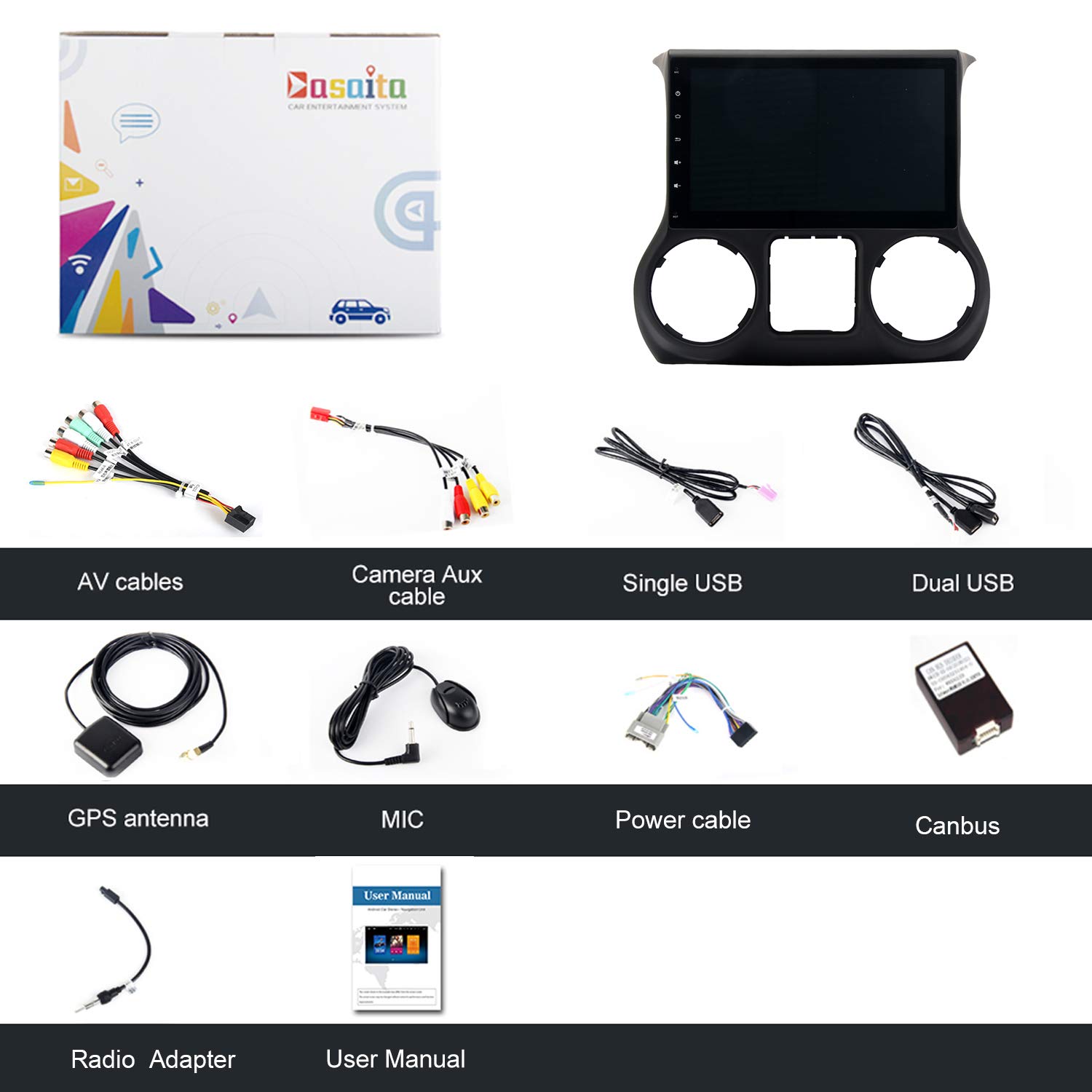 Car Stereo Bluetooth GPS 