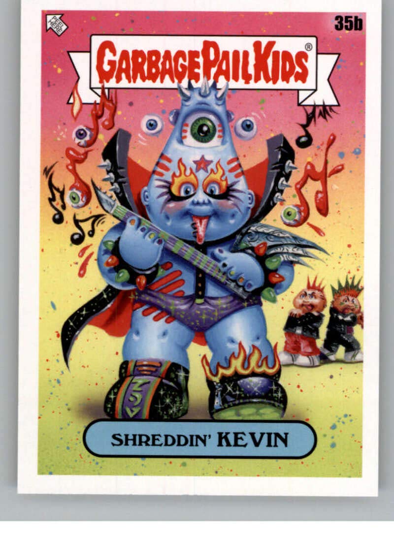 what is a rare yugioh card 2020 Topps Garbage Pail Kids Series 2 35th Anniversary GPK #35B SHREDDIN'  KEVIN at Amazon's Entertainment Collectibles Store