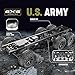 GoolRC RC Military Truck, 1:12 Scale 6WD Remote Control Car, 2.4GHz Army Cars All Terrain Off-Road Truck, Electric Toy Vehicle Gift for Adults