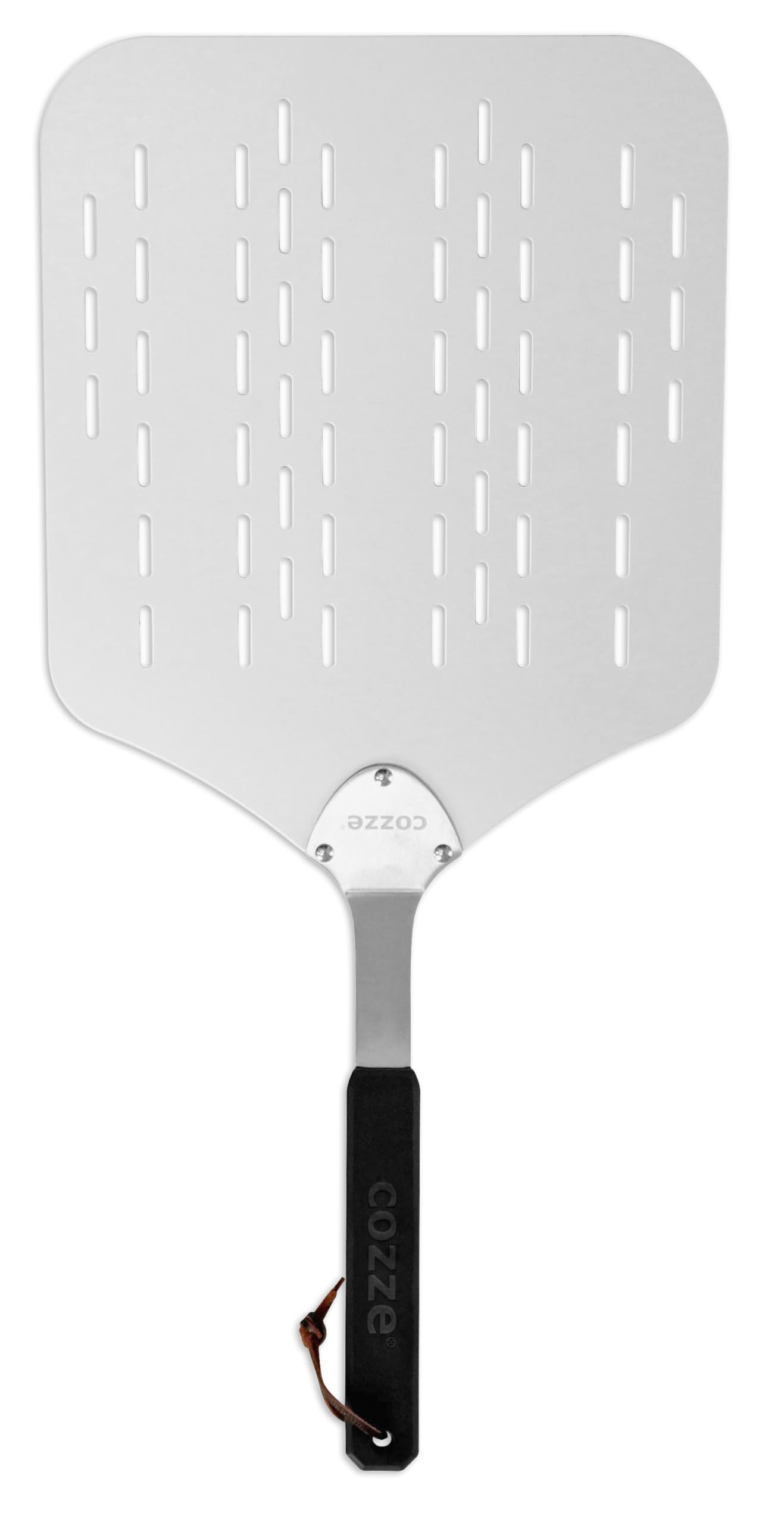 cozze® Set de regalo con pala para pizza, termómetro y cortador de pizza, juego de 3 piezas para los amantes de la pizza