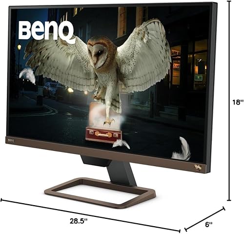 Miniatura 2 de BenQ Monitor 4K EW2780U de 27 pulgadas  Multimedia IPS con conectividad HDMI  HDR  Sensor de cuidado ocular  Altavoces integrados y modos de audio