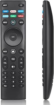 Universal Remote Control XRT140 Compatible for All VIZIO Smart TV D, M, P, V, E, OLED Series XRT136 XRT260 Remote Replacement