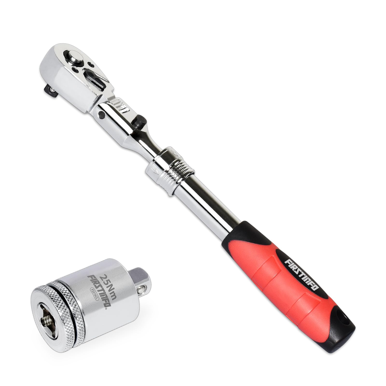FIRSTINFO 3/8-Inch Drive Locking & Flexible Extendable Ratchet