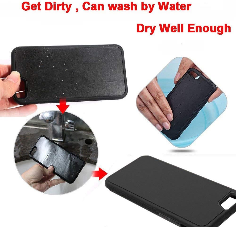 Anti Gravity Phone Case for Galaxy S10 Plus with Dust Proof Film, Magic Nano Hands Free Stick to Wall Anti-Gravity Case Black Anti Gravity Case for Galaxy S10 Plus