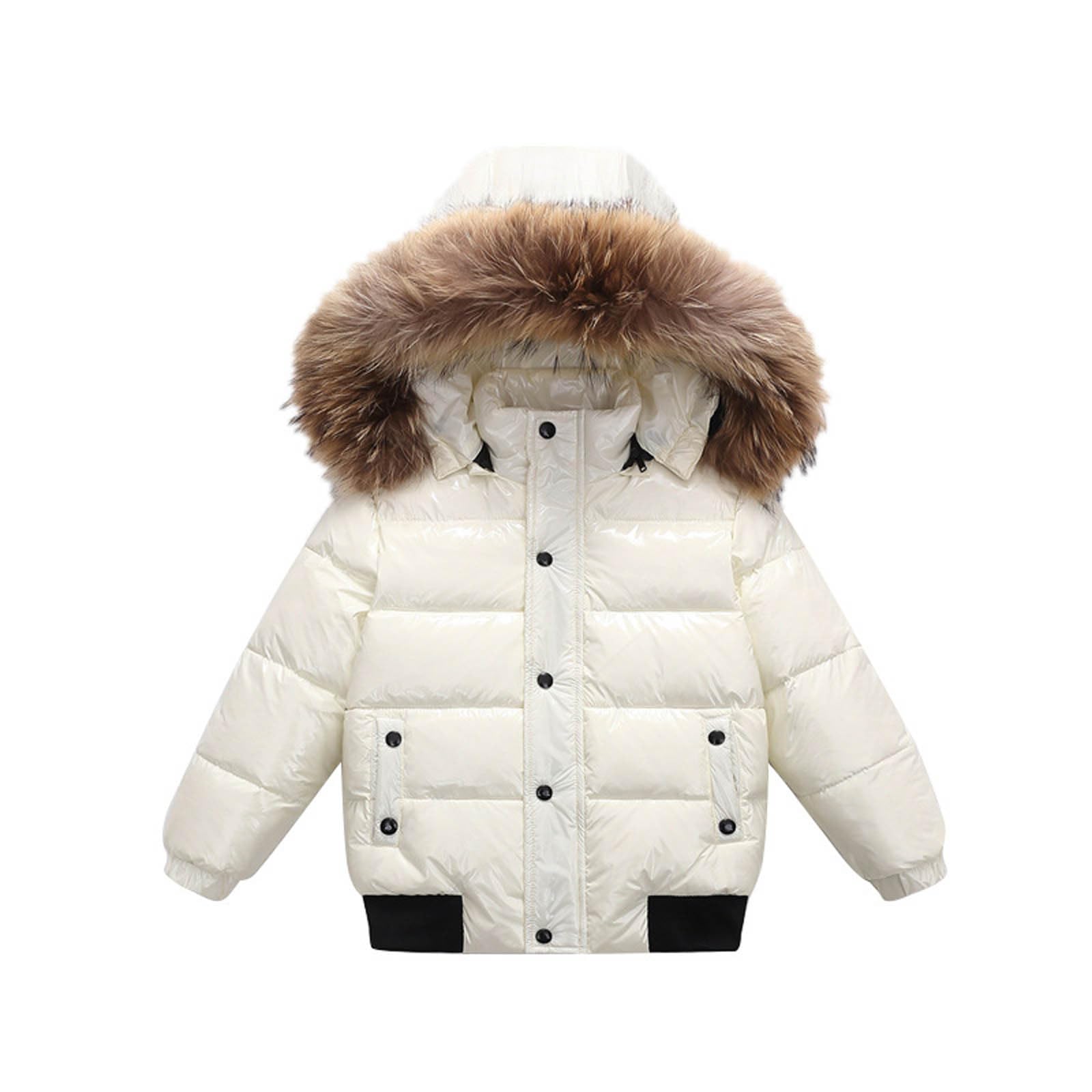 NUSGEAR Abrigo niños Acolchado con Capucha,Chaqueta Acolchada con Capucha, Abrigos de Invierno para niños Varones Parka para Niña de Invierno para Niña Plumiferos Abrigo para niñas Pequeñas Ligero