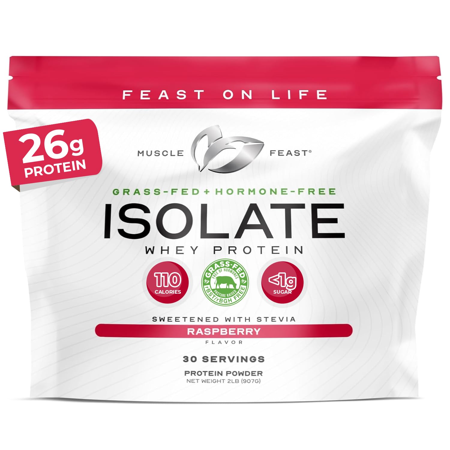 Muscle Feast Grass-Fed Whey Protein Isolate Powder, Chocolate (5lb) — Amazon image 9