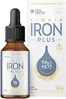 True Source Líquido de Ferro para Bebês e Crianças 30ml Morango