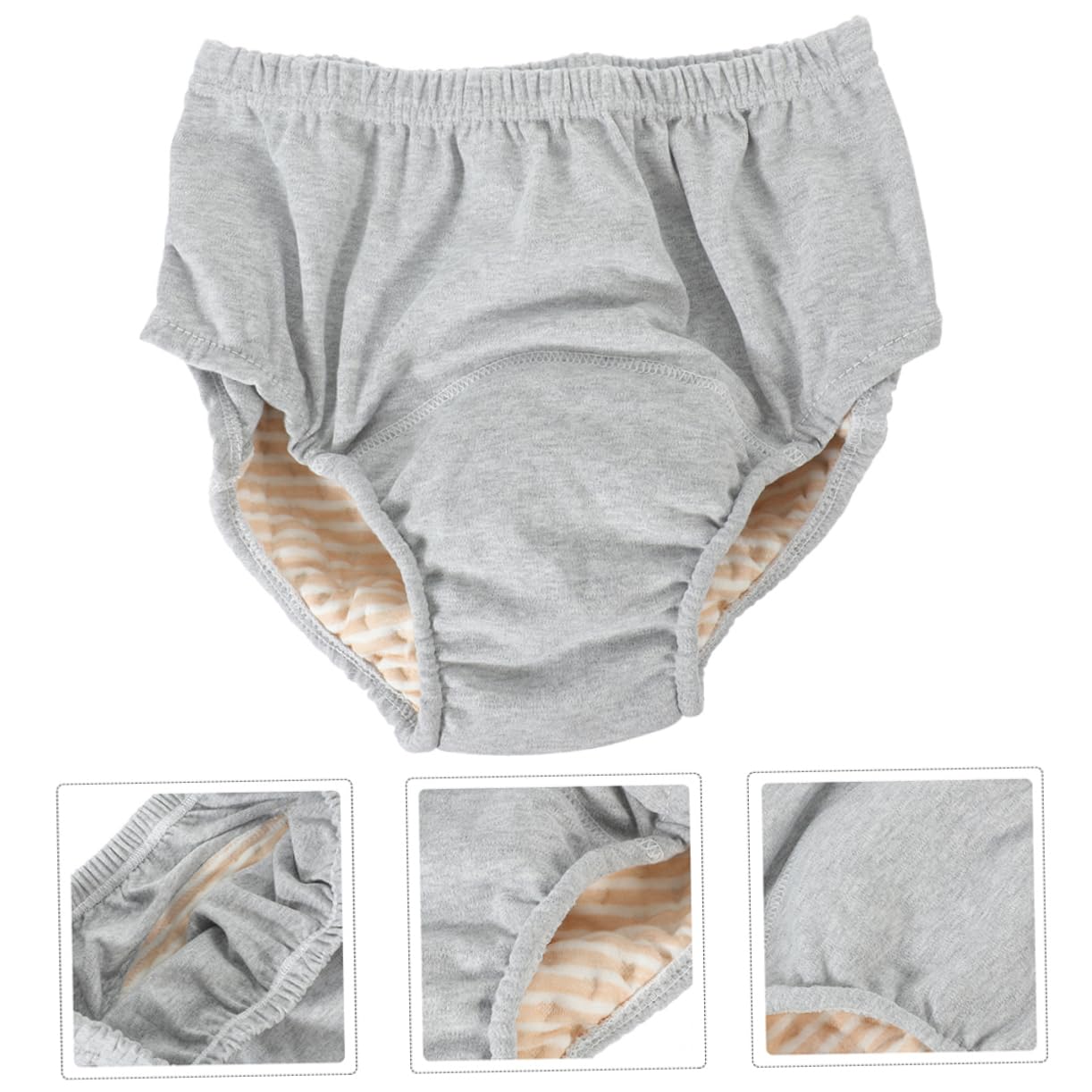 Bragas para Incontinencia Urinaria Mujer, Pañal Lavable para Ancianos de Algodón, Reutilizable Prueba de Fugas, Adecuado Hogar y Hospital, Pack de 2 Unidades