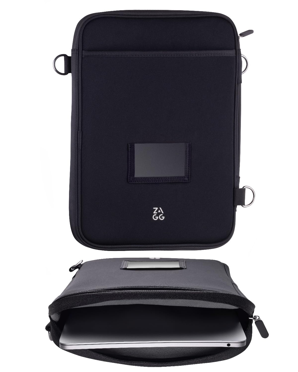 ZAGG 11+ Protective Laptop Sleeve with Pouch – Fits 11-13 Inch Tablets, Chromebooks, and Laptops, Water-Resistant Neoprene Case with ID Holder and