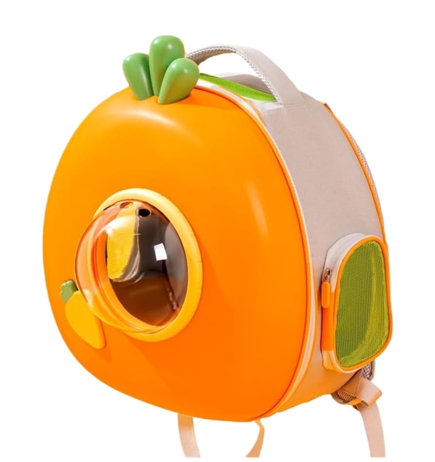 JETSETBAG ペットキャリー ブラウンオレンジ　L size 犬のキャリーバッグ ジェットセット FF JET SET オレンジ