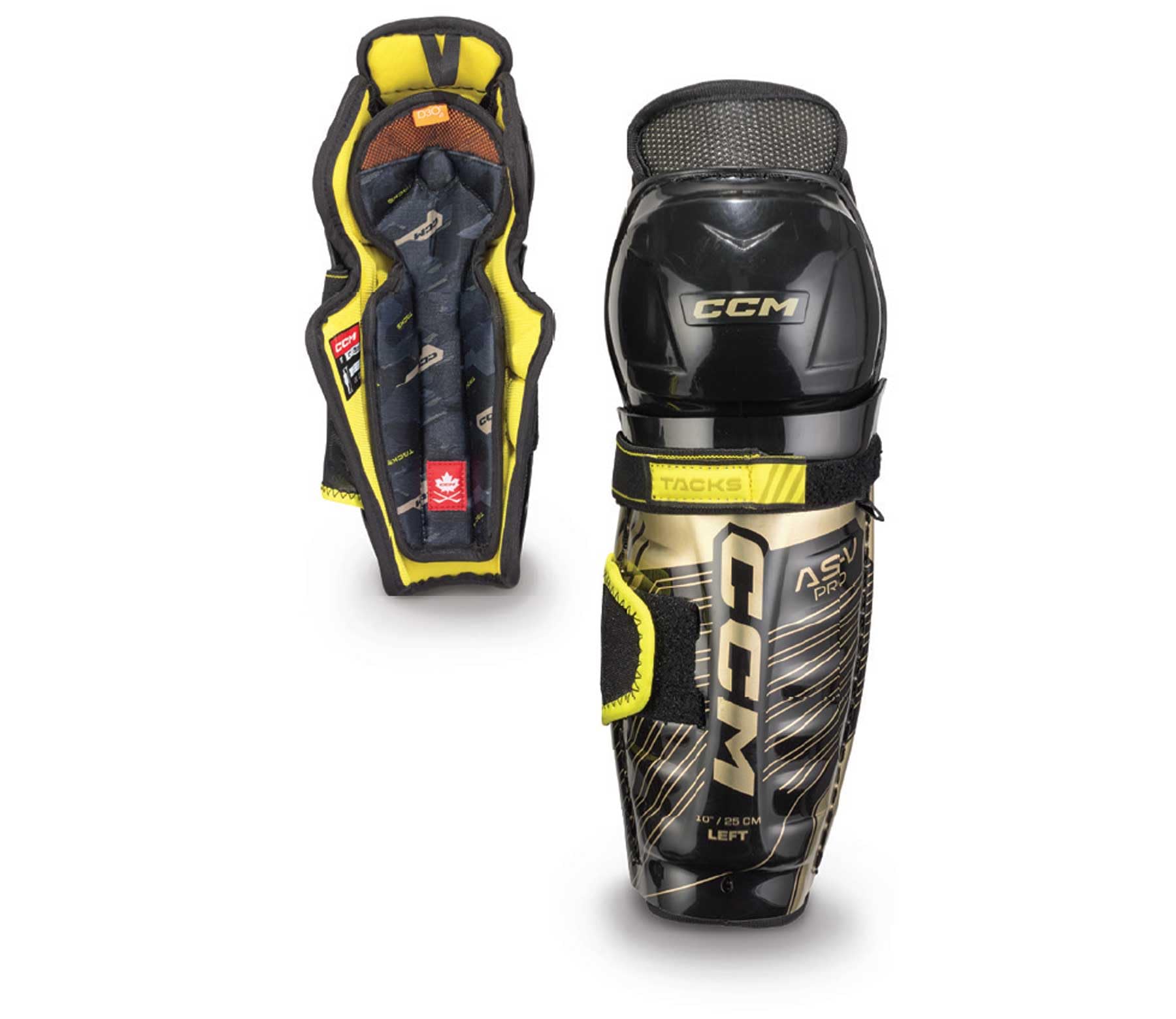 CCM Tacks AS-V PRO Youth - Espinilleras