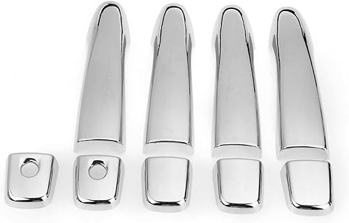 WANGXI Adhesivos decorativos para manija de puerta exterior de automóvil, para Nissan Navara NP300 2014-2018 2019 2020, cubierta para pomo exterior