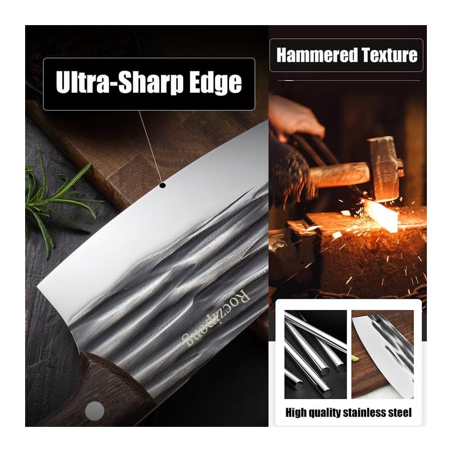 748-inch-Kitchen-Meat-Cleaver-Knife-Ultra-Sharp-Chinese-Chef-Cleaver-Knife-for-Cutting-Meat-Stainless-Steel-Meat-Chopper-Butcher-Vegetable-Cleaver-Knife-with-Full-Tang-Ergonomic-Handle-CD-02 7.48 inch Kitchen Meat Cleaver Knife, Ultra Sharp Chinese Chef Cleaver Knife for Cutting Meat, Stainless Steel Meat Chopper Butcher Vegetable Cleaver Knife with Full Tang Ergonomic Handle (CD-02)